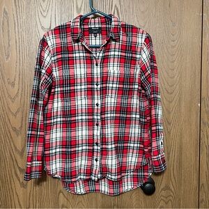 Madewell oversized ex-boyfriend flannel plaid, cozy